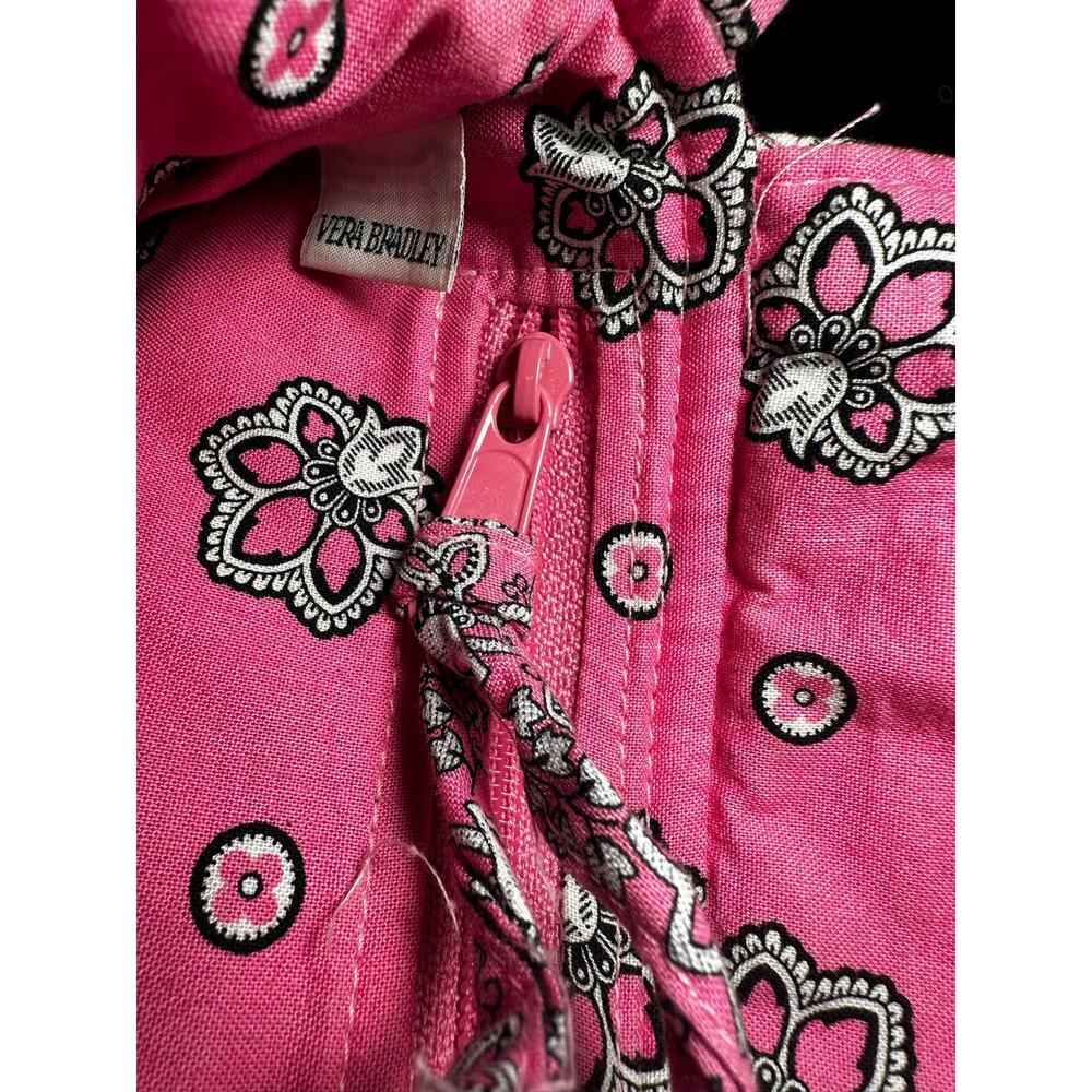Vera Bradley Pink Flamingo Vintage Flap Front Purse - Picture 6 of 7